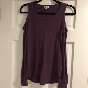 Purple cold shoulder thermal